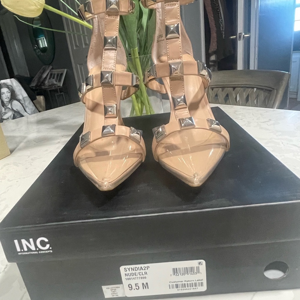 INC International Concepts Studded Heels - Picture 10 of 13